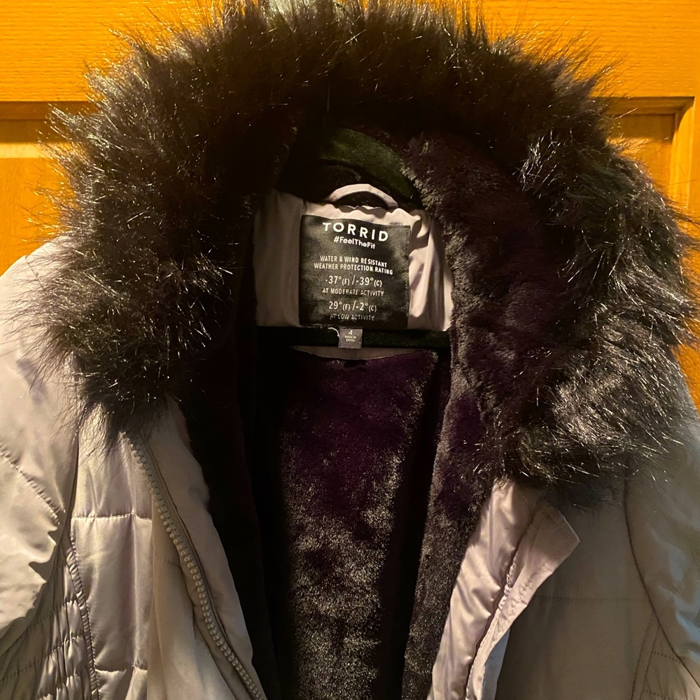 Torrid Size 4 Long Warm Coat